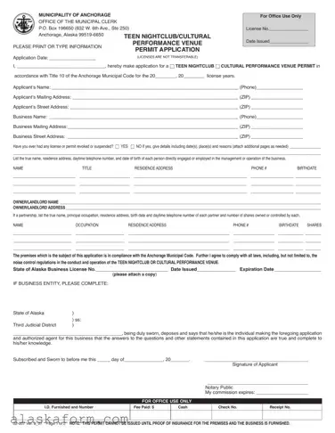 Fill in a Valid Alaska 02 007 Template